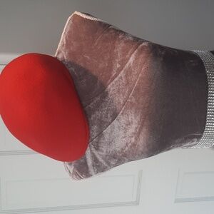 VINTAGE-BILTMORE❤100%WOOL Felt Ivy Cap RED Hat